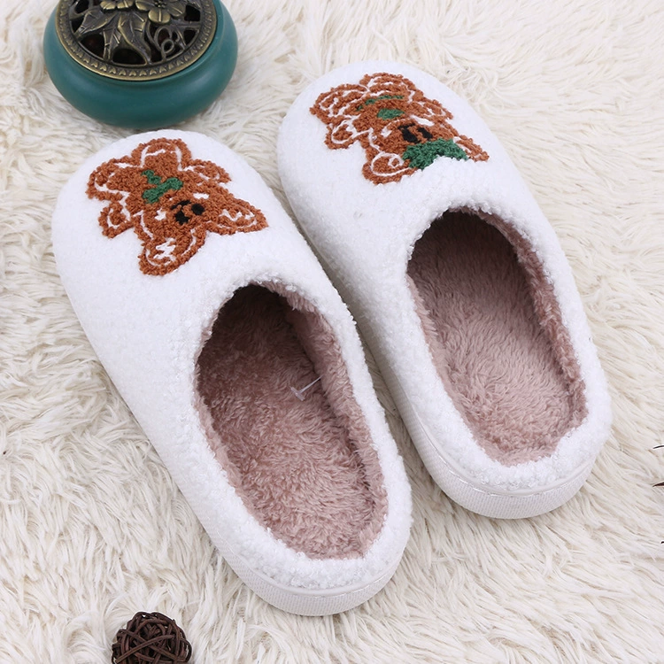 Demi-season cartoon keep warm non-slip slippers indoor, soft sole