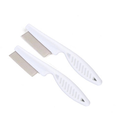 Pet Flea Comb, Dog and Cat Long Handle De Flea Comb, Dehairing Cleaning Comb, Wholesale Cross-border Pet Supplies