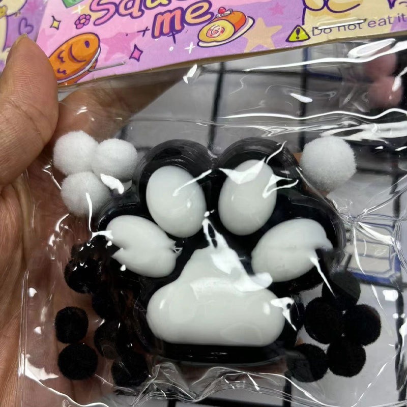 猫の爪のつまみの楽しみの卸売りの減圧のおもちゃの大きいサイズのシリカゲルの猫の爪のつまみの楽しみの泥の感の高い顔の値の解凍の神器|undefined