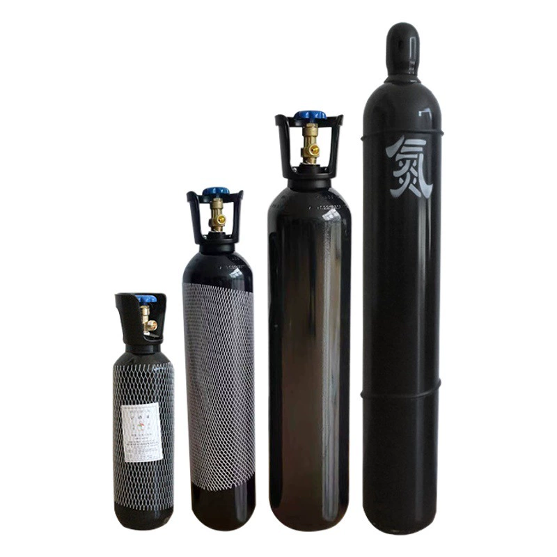 Баллон для азота 10 литров, 4L6L8L10L15L40L, бесшовный газовый баллон высокого давления, отбойный молоток, клапан QF-2, прямые продажи от производителя