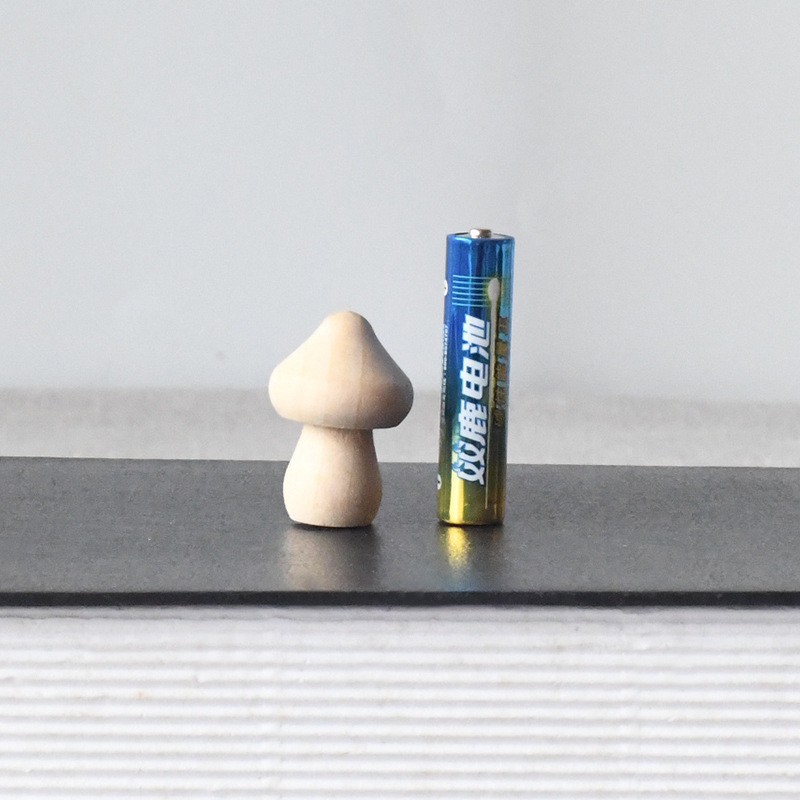 Nuevo producto bricolaje pintado a mano madera embrión fruta árbol de Navidad campana hongo casa se puede colorear regalo de vacaciones preescolar
