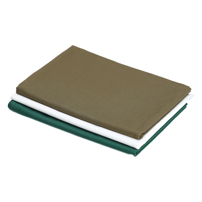 Wholesale Military Training Labor Protection Single Bed White Bed Sheet Student Unit Dormitory Military Bed Sheet Military Green Bed Sheet Quilt Cover Set
