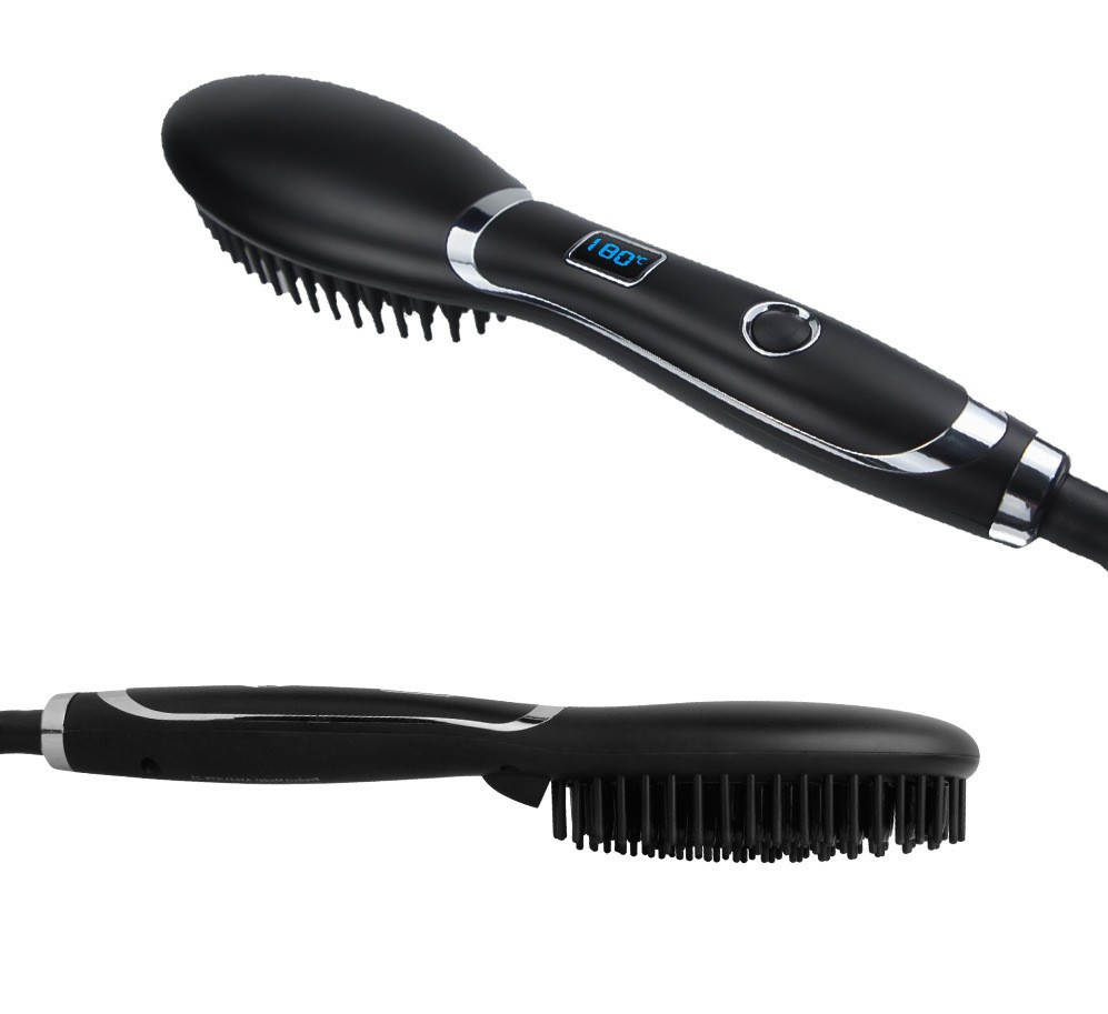 Ceramic Hair Straightening Brush Image 7
