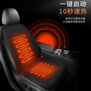Car Electric Heated Seat Cushion Winter Plush Warm Main and Passenger Single Seat Car USB Cigarette Lighter Running Volume Wholesale