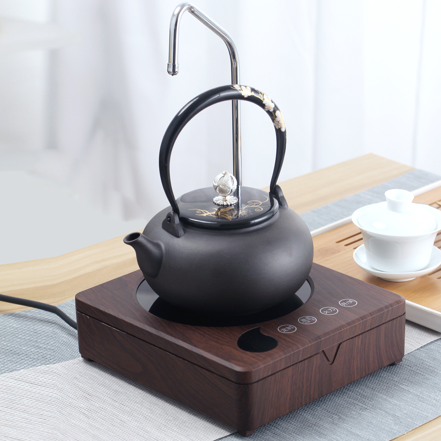 Gu Tang automatic Hydro Tea stove Desktop pump Boiling water Tea making facilities Radiant-cooker Mini wholesale Tea stove