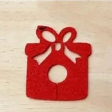フェルト グラス アクセサリー クリスマス ワイン グラス ペンダント ホリデー パーティー イベント用の季節のパーティー用品|undefined