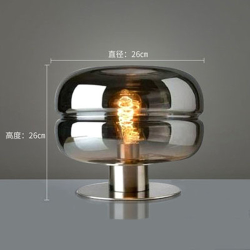 Postmodern minimalist desk lamp living room designer sample room exhibition hall creative personalized Nordic light luxury bedroom bedside lamp