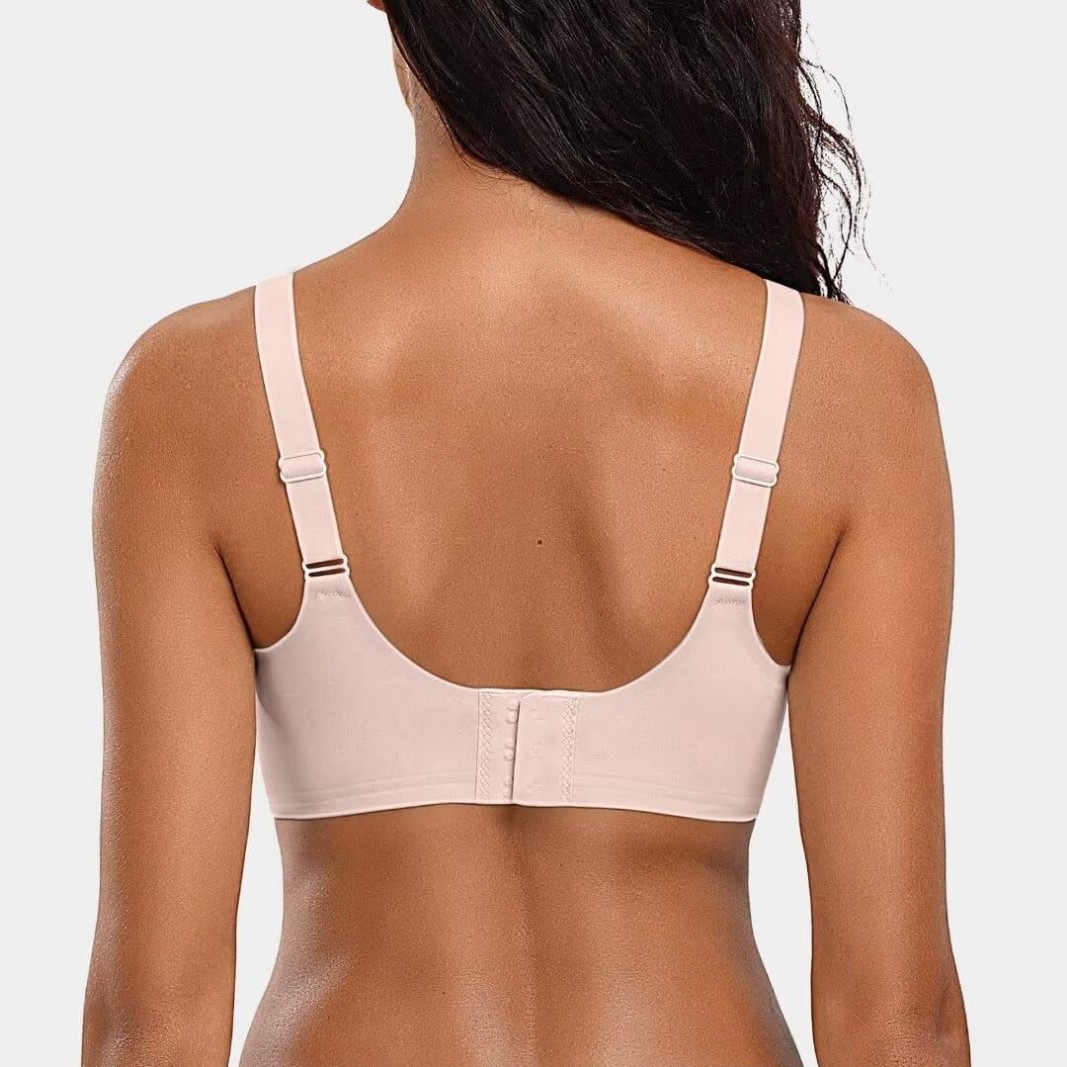 Comercio exterior transfronterizo ropa interior mujer jalea de soporte suave elevación sin marca bra fijo taza gran pecho pequeño anti-caída chaleco