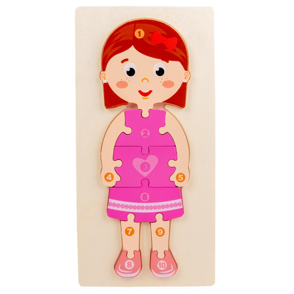 wooden three dimensional brainteaser