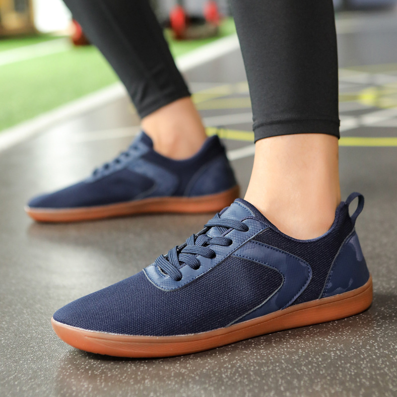 2025 nuevo tamaño transfronterizo cabeza ancha zapatos descalzos pareja zapatos deportivos casuales zapatos casuales al aire libre