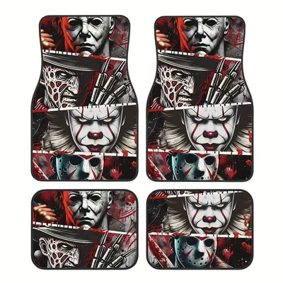 Amazon Cross-border TEMU Nordic Retro Car Mat Carpet Carpet Four-piece Set Dirty Mat Wholesale (Avtomobil döşəmə paspasları) - dsn-foot-pad-1-3344-two-piece-set