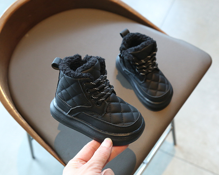 Winter Kinder Schneestiefel Für Jungen Und Mädchen Gefüttert_voghion.com