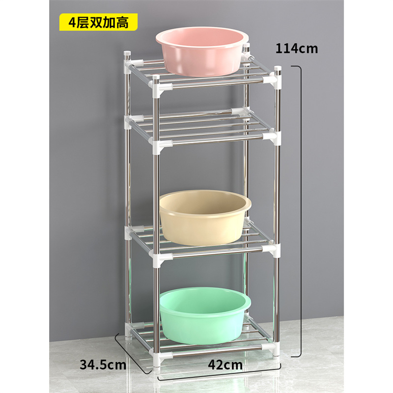 Estante Organizador de Lavabos de Acero Inoxidable Multicapa para Baño image 19