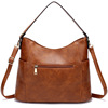 Shoulder bag, trend retro bag strap with zipper with tassels, 2021 collection, European style