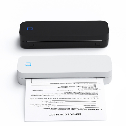 High-definition small mini thermal printer, mobile Bluetooth, no ink, office, tattoo, portable A4 printer, cross-border