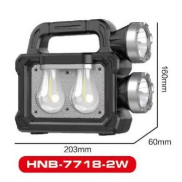 Linterna de pesca nocturna transfronteriza patrulla luz de reflector al aire libre de largo alcance led lámpara recargable camping lámpara portátil
