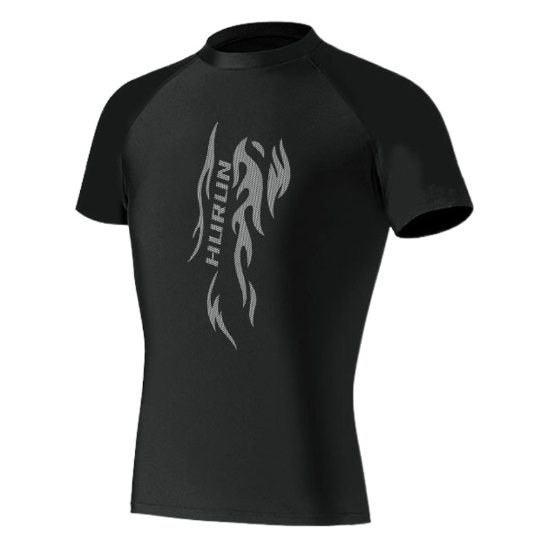 New diving suit men's two-piece sun protection sports short-sleeved swimming suit plus size snorkeling suit quick-drying surfing jellyfish suit