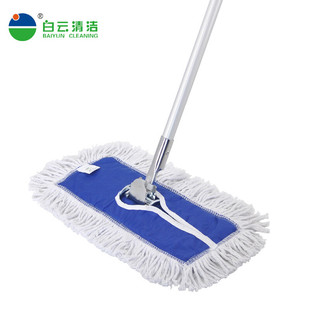 Baiyun Cleaning Flat Dust Push Hotel Aluminum Alloy Rod Cleaning Absorbent Cotton Gauze Large Mop Cloth Lightweight