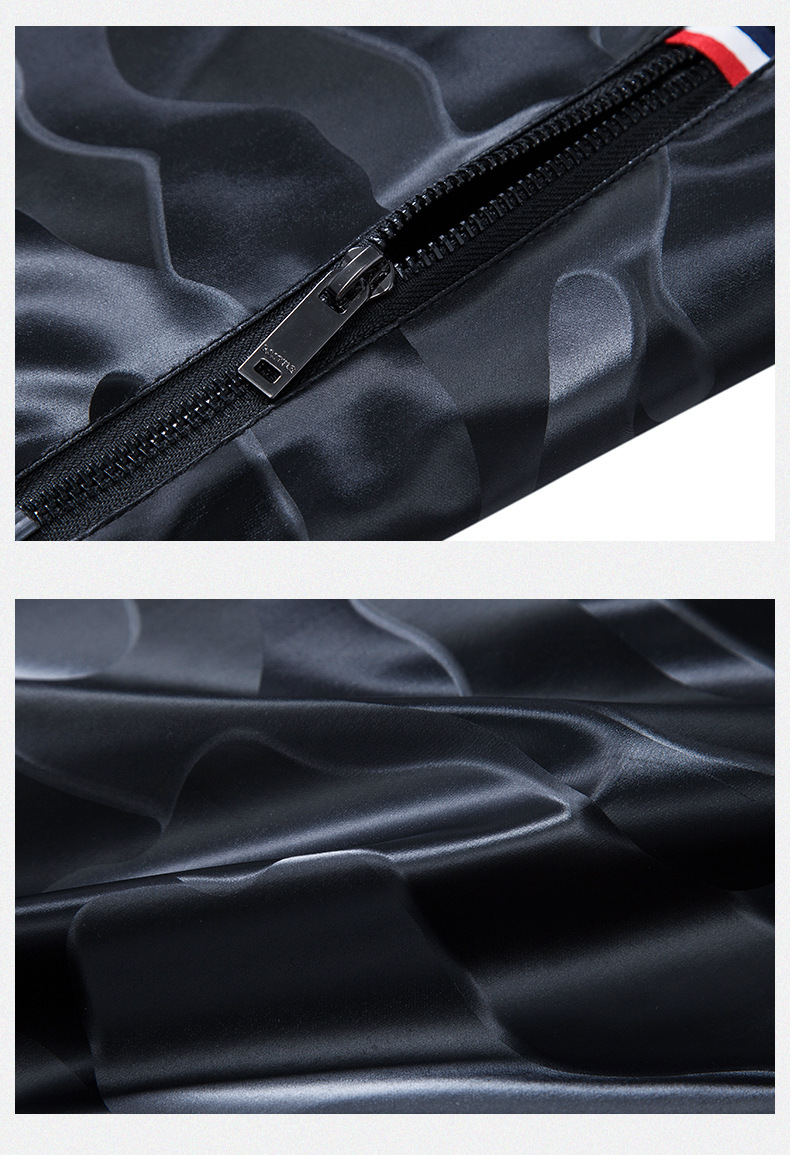 Men's Leather Jacket Stand Collar Motorcycle Style For Men_voghion.com