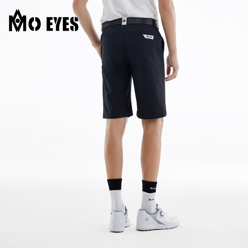 Quần short golf nam Moeyes Magic Eye co giãn thoáng khí — M23KUZ001-Quần short màu xám, M23KUZ001-Quần short màu xanh lá cây, M23KUZ001-Quần short đen