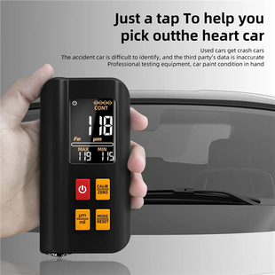 BSIDE color screen charging paint film meter used car paint detector high precision coating thickness gauge T2X