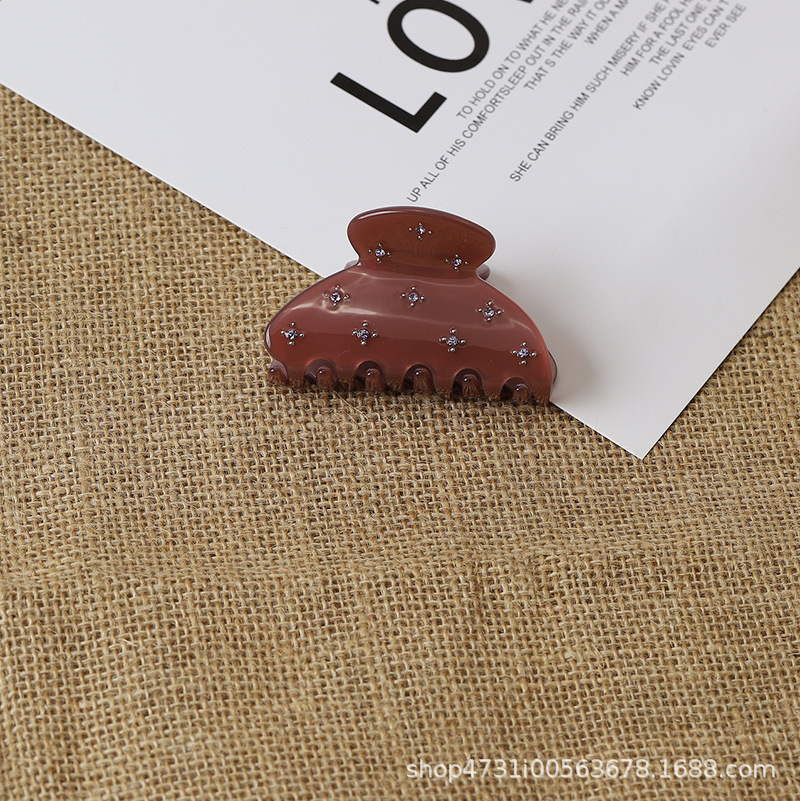 6.5cm 다이아몬드 타원형 로즈 핑크