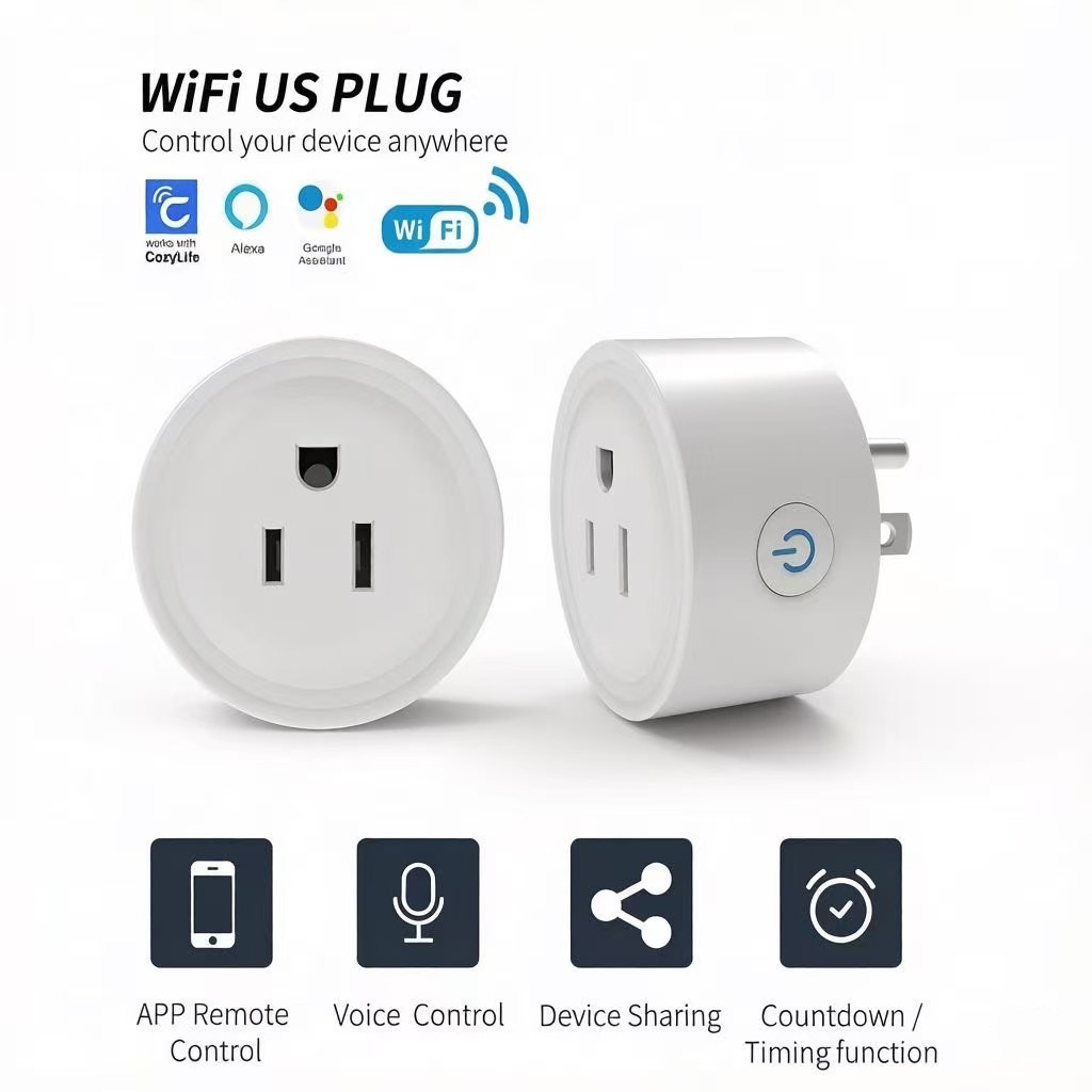Cozylife WIFI智能插座美规定时插座美标wifi插头Alexa语音控制