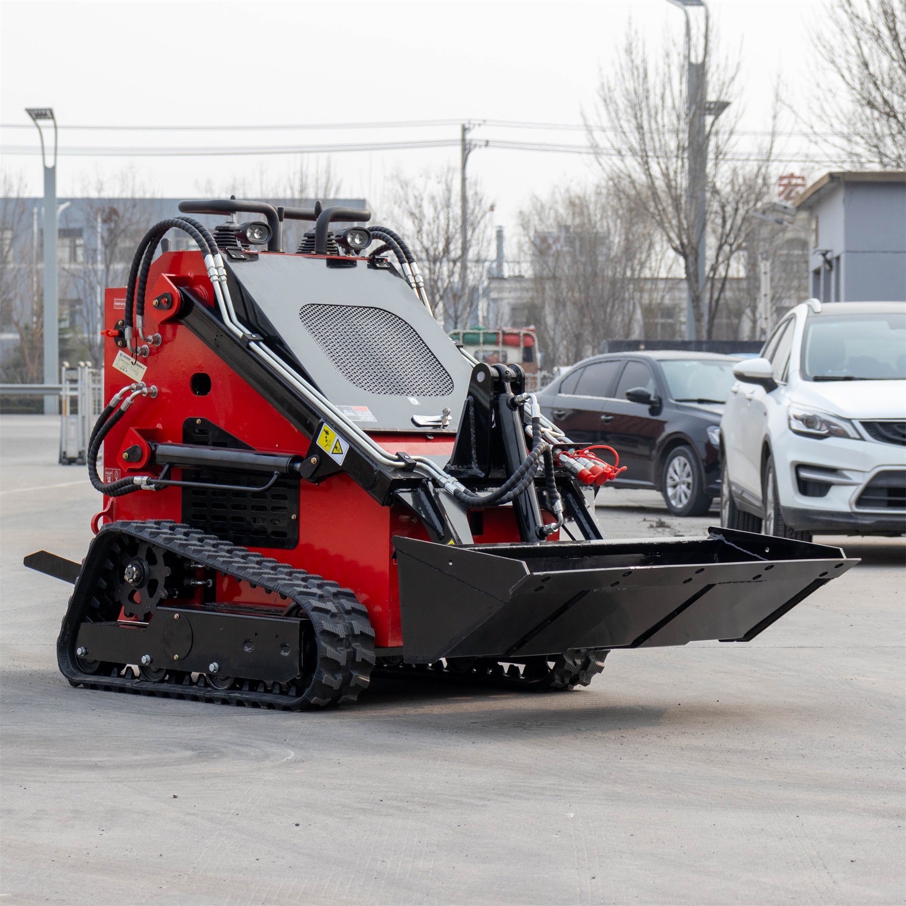 出口小型履带式站立式滑移机养殖场用滑移机价格 360度旋转铲车