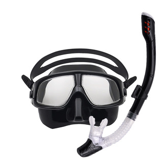 New diving goggles set anti-fog waterproof HD snorkeling set swimming glasses #1052 set