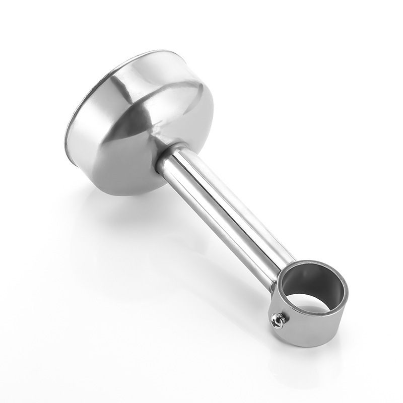 Barra de secado de ropa fija barra de secado de ropa 201 percha de acero inoxidable percha de secado de ropa balcón superior percha de secado de ropa doble poste