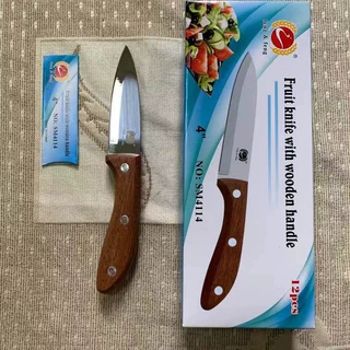 阳江丰之丰feng&feng 4114沙比利木柄水果刀 丰之丰不锈钢刀具