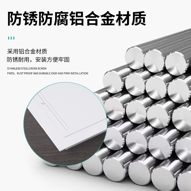 Central air conditioning maintenance inspection port aluminum alloy invisible inspection door decorative press pallet ceiling gypsum board cover