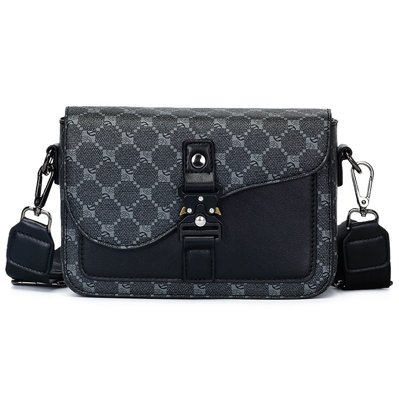 2026 Anno del Cavallo Nuovo Modello Borsa a tracolla Saddle, Unisex, Business Casual, Monospalla, Scanalatura Bianca, Direttamente_voghion.com