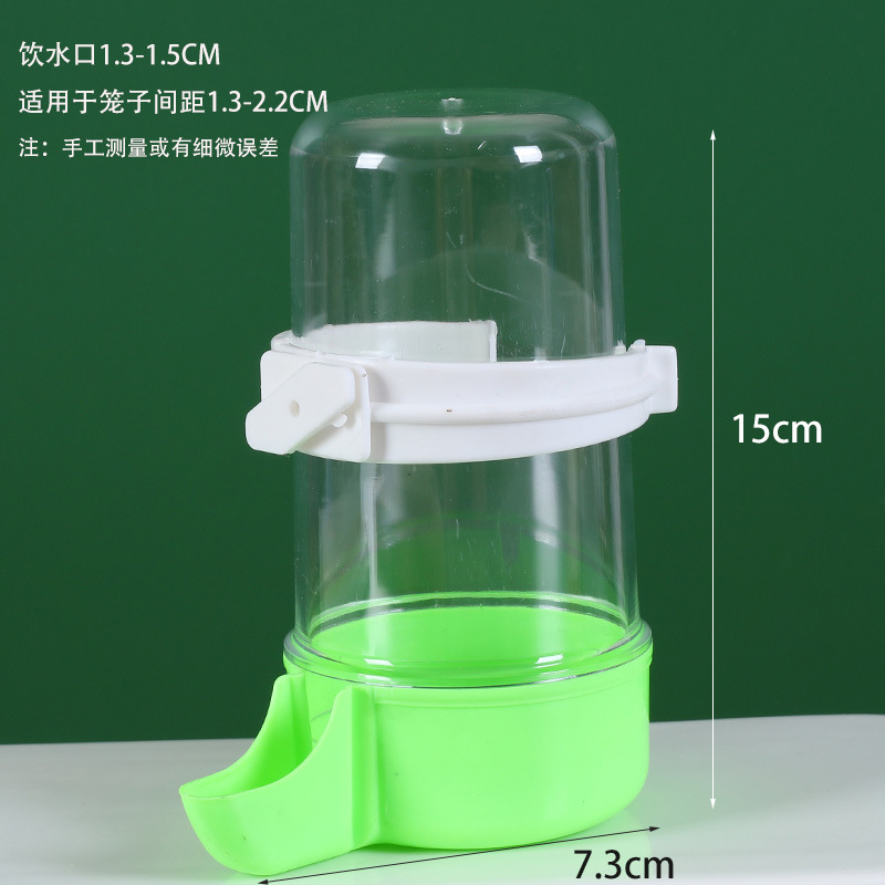 bebida automática especial para loros para aves de alimentación de agua de alta capacidad jaula colgante hámster oso de alambre de oro anti-espiración anti-splash kettle