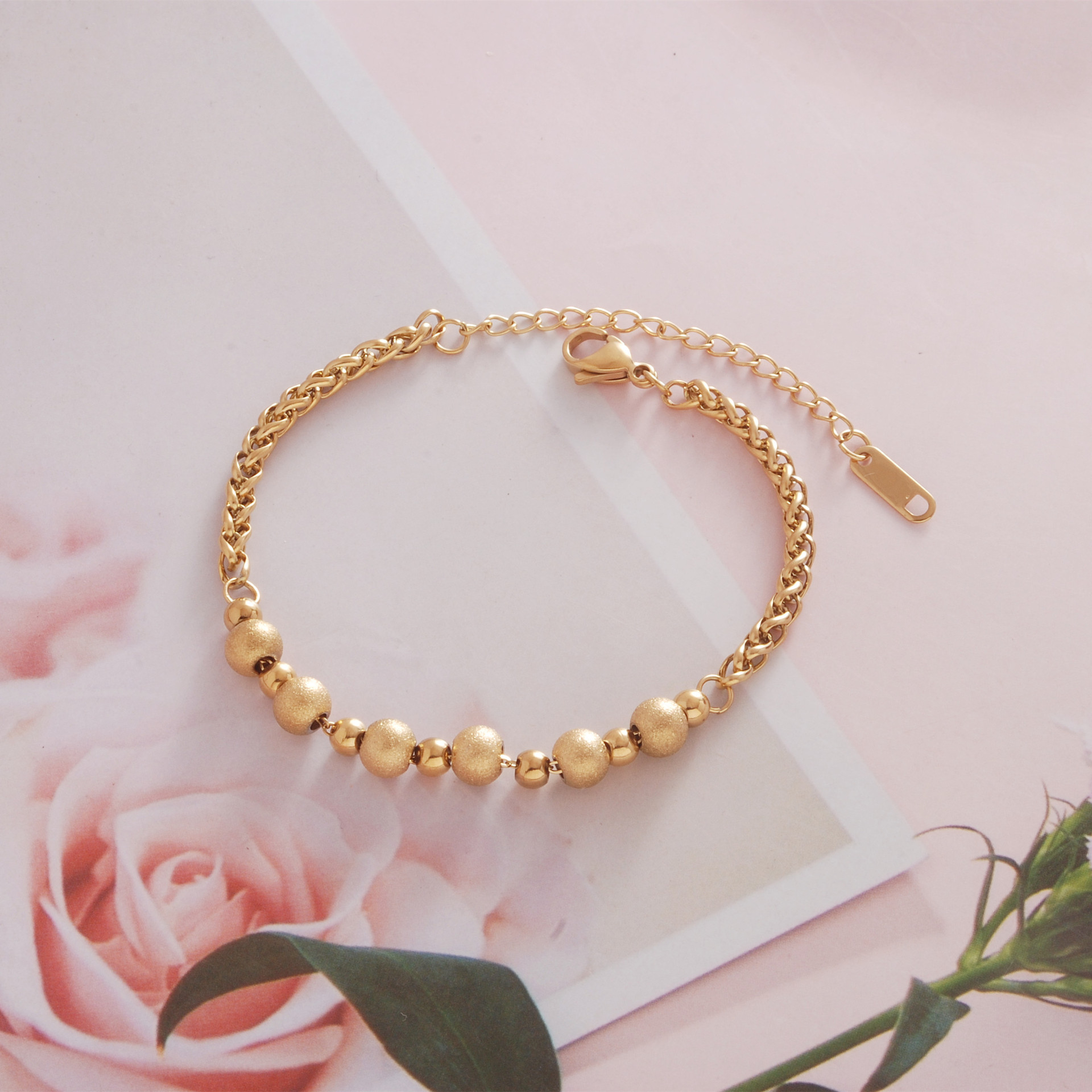 Fashion Geometric Stainless Steel Plating Bracelets 1 Piece