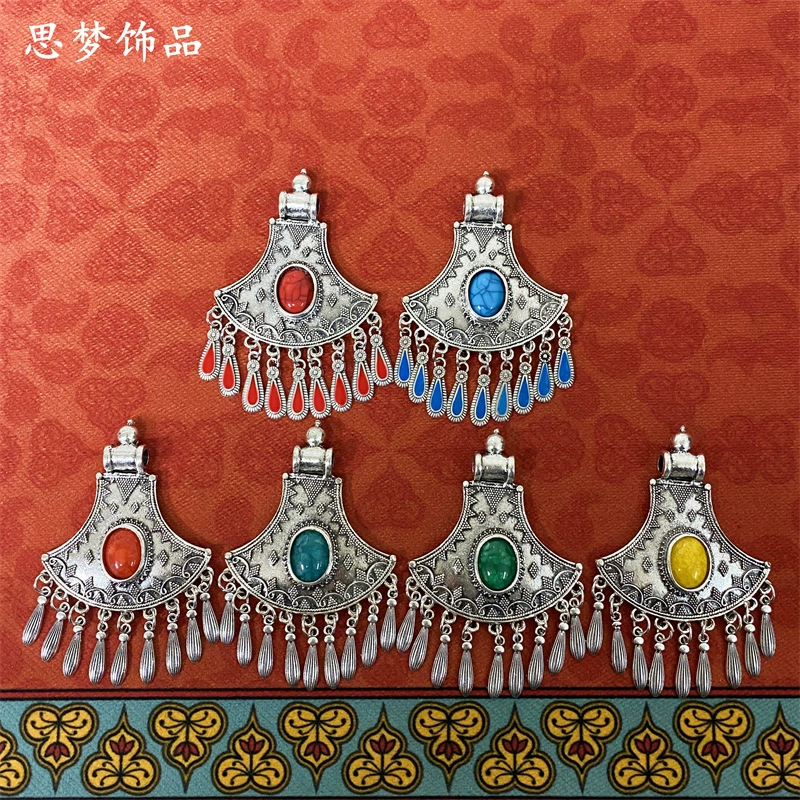 Монгольский этнический головной убор шляпа одежда Пояс аксессуары для волос аксессуары для лба ручной работы материал аксессуары M2693