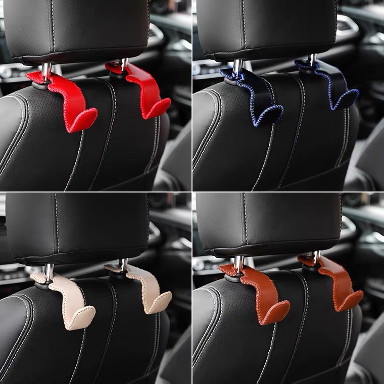Directo de fábrica Del Coche nuevo asiento de cuero gancho del coche del gancho de la silla trasera multifuncional oculto gancho del asiento trasero