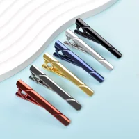AliExpress Amazon трансграничный новый глянцовый зажим для галстука-галстука медный зажим для галстука для мужчин минималистичный твил-рубашка зажим для галстука