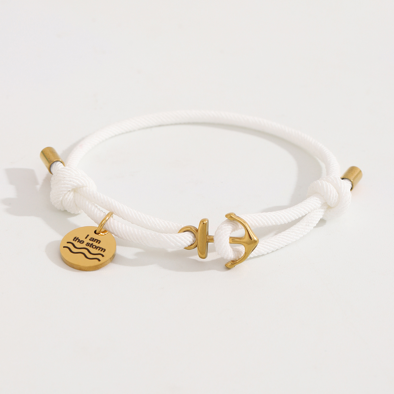 White golden bracelet, accessories