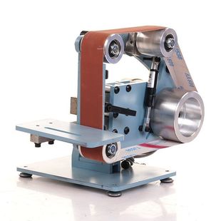 Vertical and Horizontal Belt Sander, Grinder, Polisher, Sharpener, Multi-Function Stepless Speed Adjustment, Deburring, Grinding and Polishing