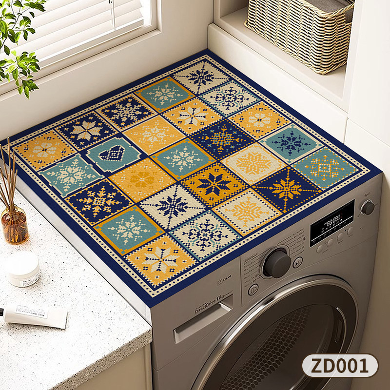 Dust-Proof Cover for Washing Machine, Sunshade Cover for Refrigerator, Freezer, Bedside Table, Countertop, Waterproof and Sun-Proof Cover Mat