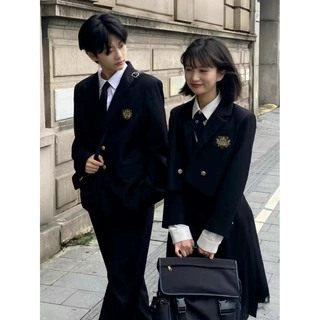 韩版高中生班服学院风套装初中生英伦西装秋季运动会合唱毕业校服