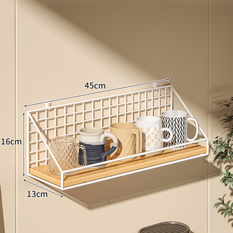 Taza colgada en la pared, taza de agua sin perforación, taza de café colgada en la pared, taza de té colgada en la pared, bolsa de té colgada en la pared