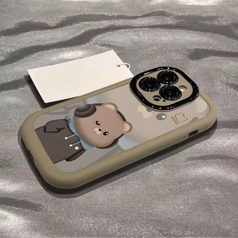Headset bear for k12x phone case k11 women's k10/k9s/k7 silicone realmev25/v11s soft r