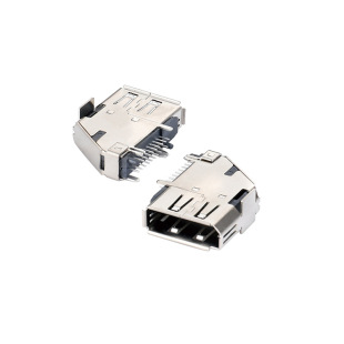 DisplayPort����ʽ�B����DP 20P�Ȳ�������lĸ��90��DIP��ʰȡ�w