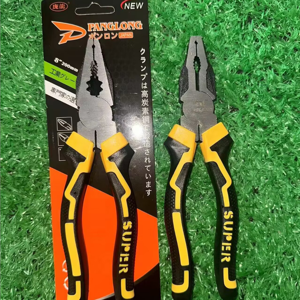 Fabricante nuevo mango curvo alicates de alambre de 8 pulgadas alicates de punta de aguja alicates oblicuos alicates alicates alicates herramientas de hardware