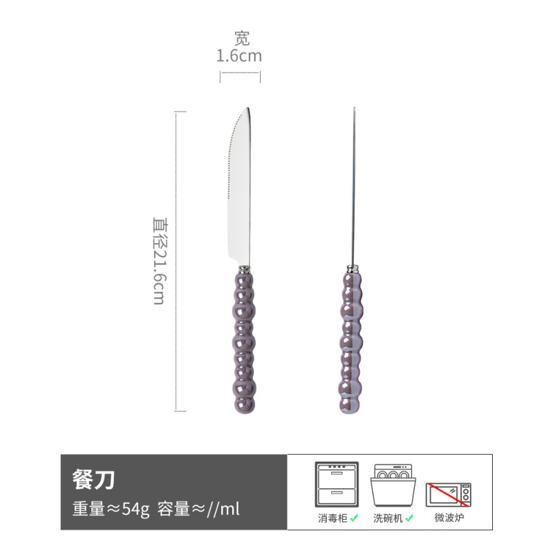 Cuchara de estilo simple retro Tenedor de acero inoxidable vajilla tenedor cuchara de postre cuchara de sopa cuchara de filete occidental tenedor cuchara al por mayor