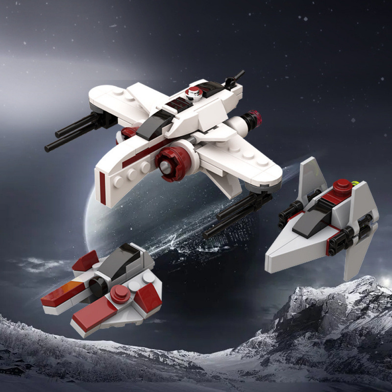 Planet Series Republic Fighter Squadron Building Block Model MOC-48786 New Cross-Border Small Particle Building Blocks Planet Series Republic Fighter Squadron Building Block Model MOC-48786 New Cross-Border Small Particle Building Blocks