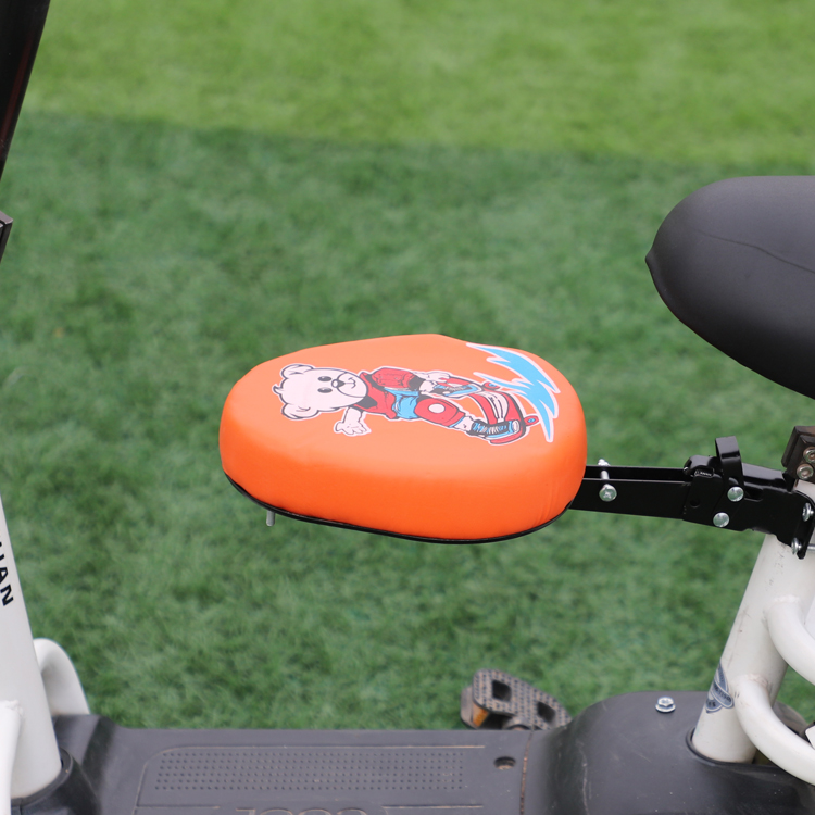Suitable for Electric Vehicles, Bicycles, Scooters, Children's Front-Mounted Seats, Foldable Electric Bike Child Seats