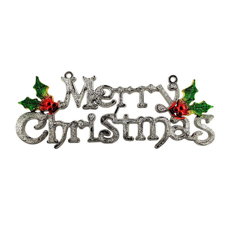 マルチサイズ立体クリスマス楽しい英語アルファベットmerry christmasクリスマスツリー装飾ストラップ|undefined